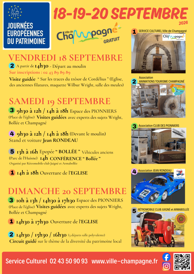 Affiche journees du patrimoine